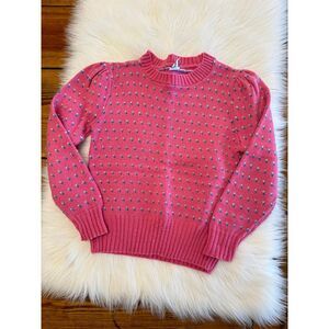 Vintage Daddy's Favorite pink sweater 6/7 fit EUC‎
